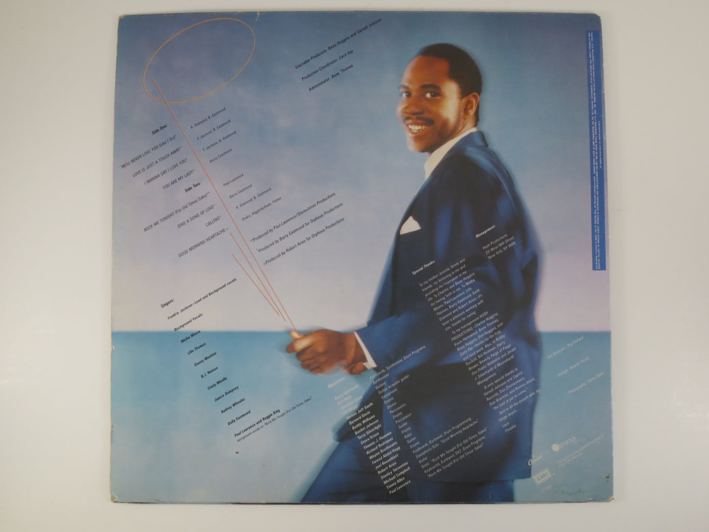 FREDDIE JACKSON, ROCK Me Tonight, Freddie Jackson lps, Freddie Jackson Album, Freddie Jackson Hits, Disco Lps, Vintage Records, 1985 Records