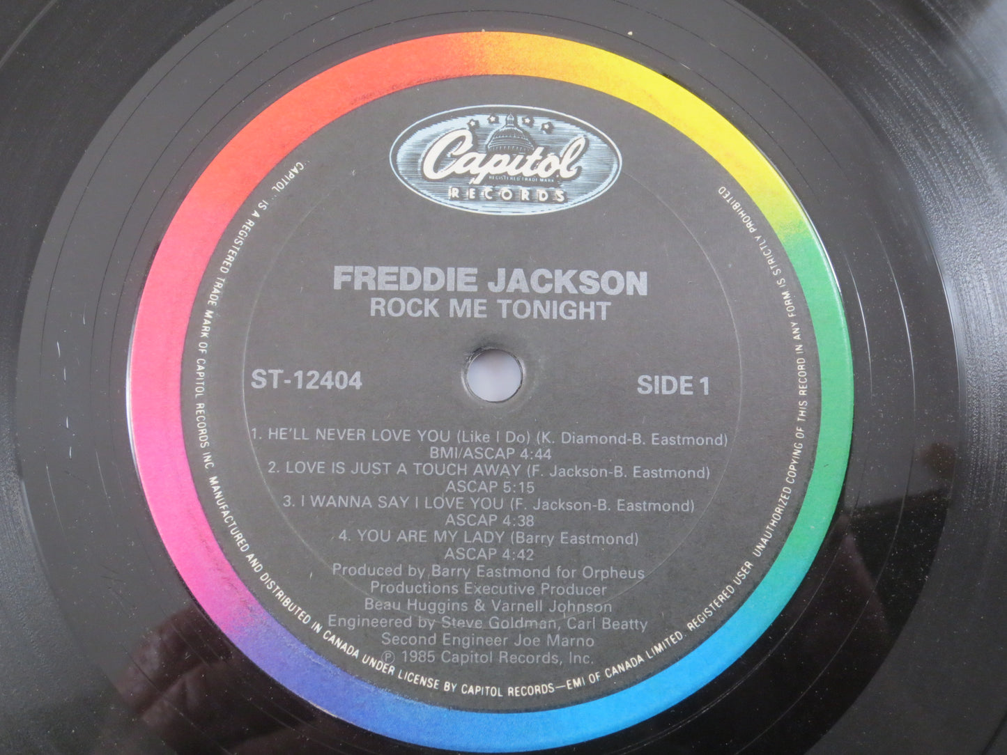FREDDIE JACKSON, ROCK Me Tonight, Freddie Jackson lps, Freddie Jackson Album, Freddie Jackson Hits, Disco Lps, Vintage Records, 1985 Records