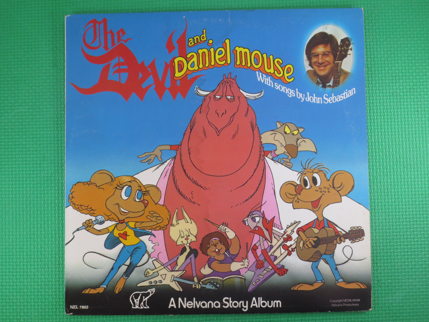 The DEVIL and DANIEL MOUSE, Childrens Records, Kids Records, Kids Albums, lps, Children's Album, John Sebastian, Vintage Record, 1978 Record