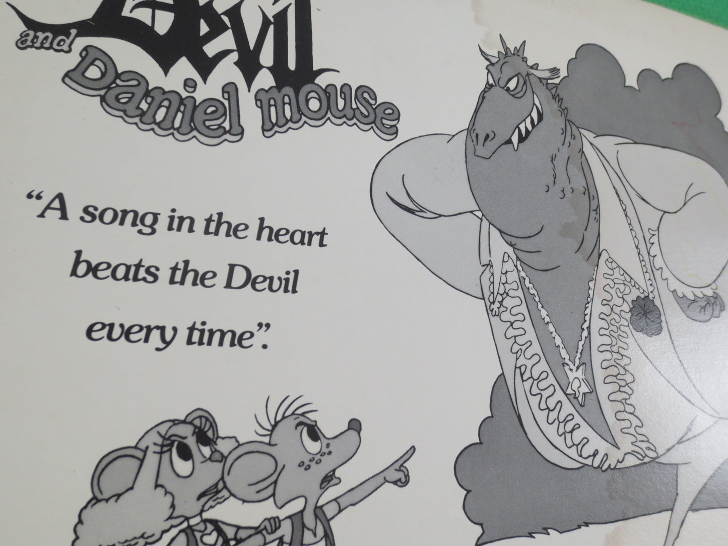 The DEVIL and DANIEL MOUSE, Childrens Records, Kids Records, Kids Albums, lps, Children's Album, John Sebastian, Vintage Record, 1978 Record