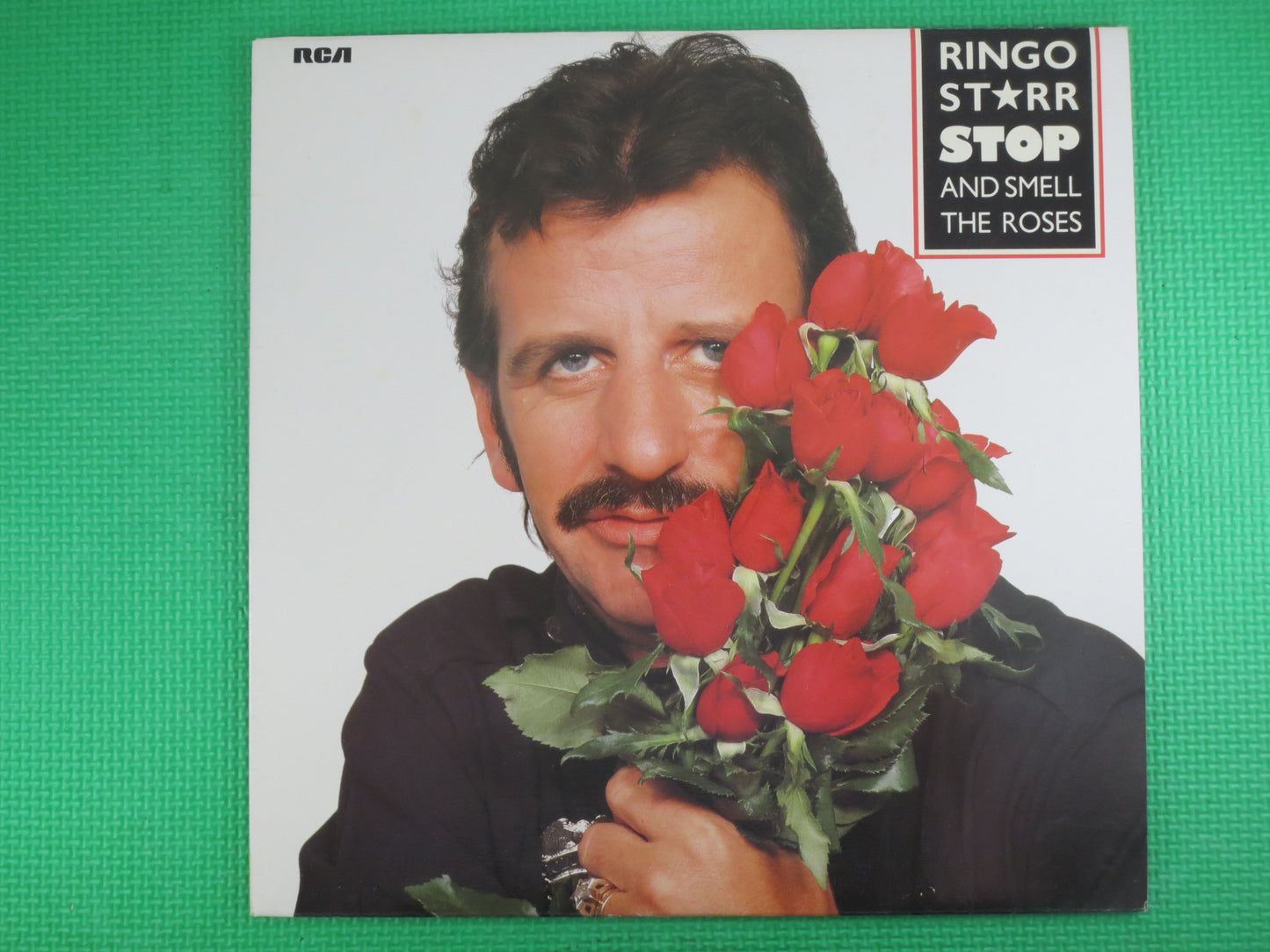 RINGO STARR, STOP and Smell the Roses, Ringo Starr Record, Beatles Records, Vinyl Records, Beatles lp, Vinyl Lp, Vintage Record, 1981 Record