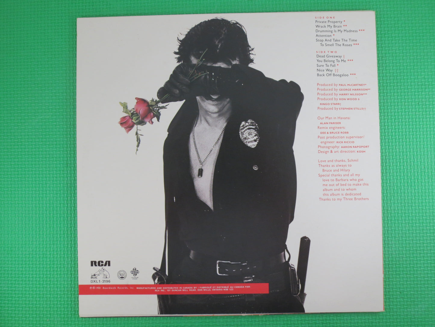 RINGO STARR, STOP and Smell the Roses, Ringo Starr Record, Beatles Records, Vinyl Records, Beatles lp, Vinyl Lp, Vintage Record, 1981 Record