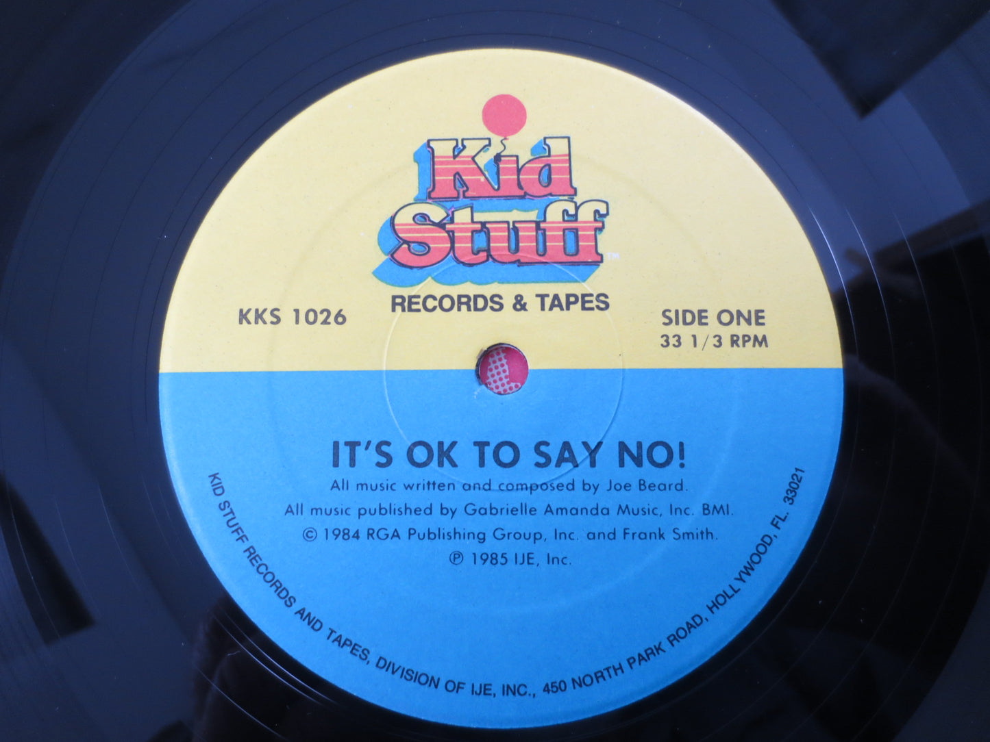It's OKAY To Say NO!, KIDS Safety Record, Kids Safety Album, Kids Safety Lps, Kids Safety Message, Children Lp, Vintage Records, 1985 Record