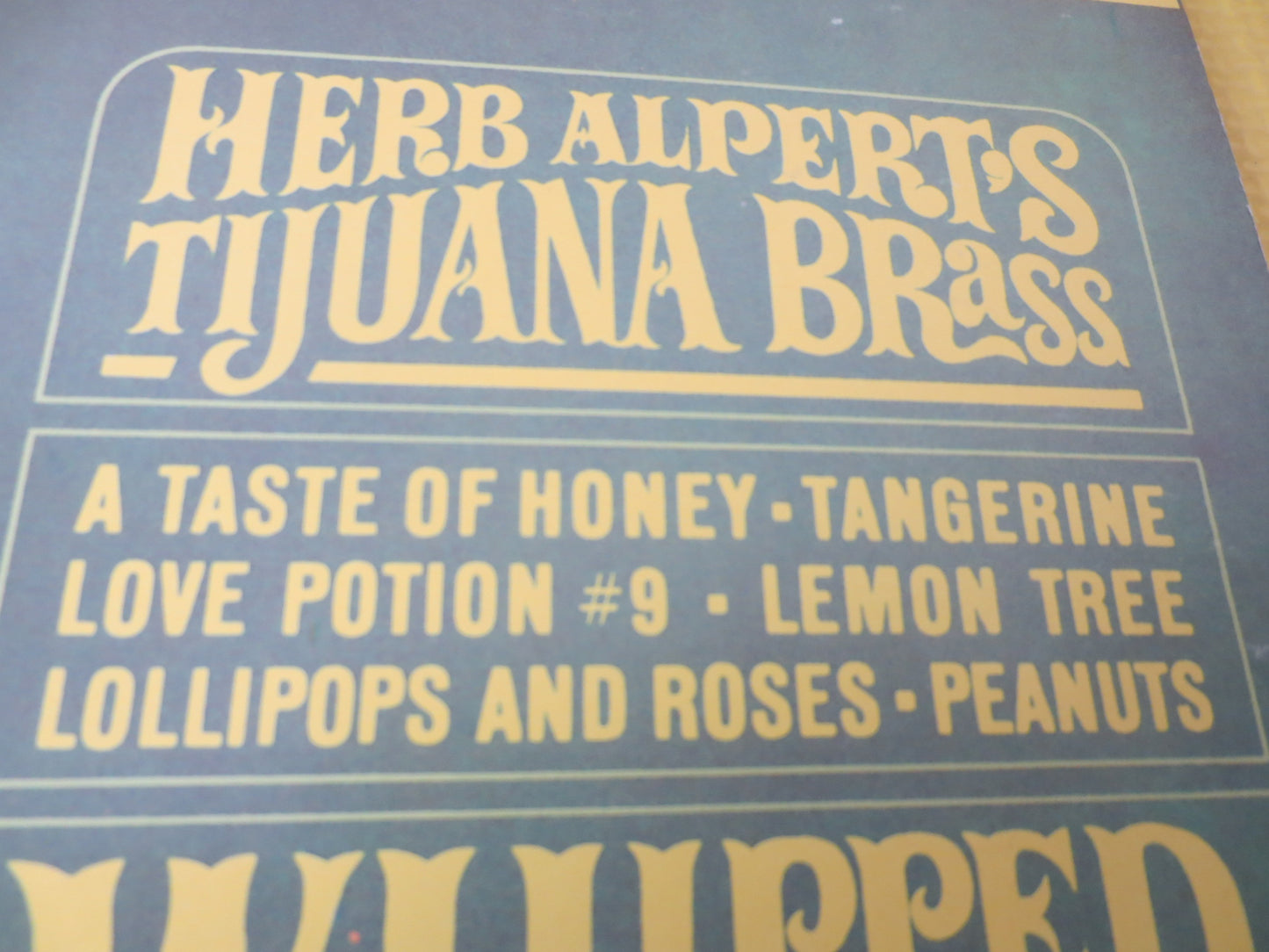 HERB ALPERT, WHIPPED Cream, Herb Alpert Record, Herb Alpert Album, Herb Alpert Vinyl, Herb Alpert Lp, Vintage Vinyl, Vintage Records, 1965 Records