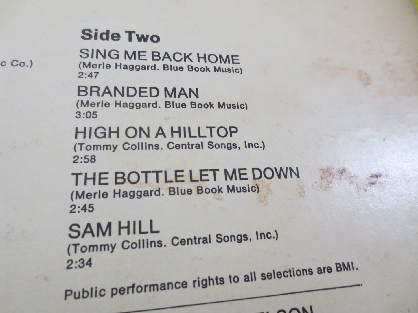 MERLE HAGGARD, GREATEST Hits, Country Record, Vintage Vinyl, Merle Haggard Album, Merle Haggard Record, Vinyl, Vintage Records, 1968 Records