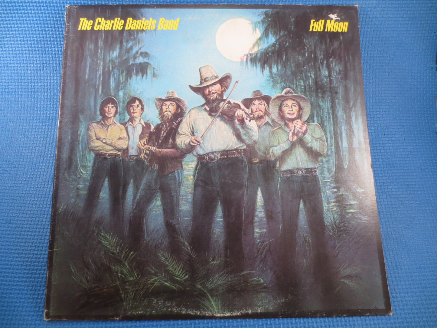 The CHARLIE DANIELS BAND, Full Moon, Charlie Daniels Lp, Country Records, Charlie Daniels Hits, Vintage Vinyl, Vintage Records, 1980 Records