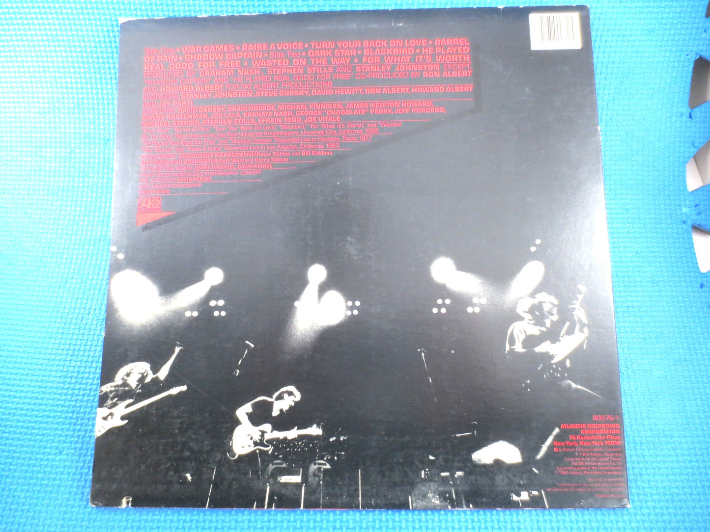 CROSBY STILLS NASH, Allies, David Crosby, Stephen Stills, Graham Nash, Classic Rock Album, Folk Music Record, Vintage Records, 1983 Records