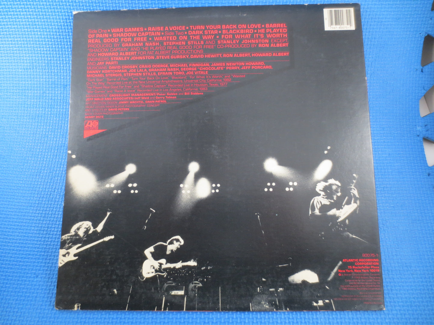CROSBY STILLS NASH, Allies, David Crosby, Stephen Stills, Graham Nash, Classic Rock Album, Folk Music Record, Vintage Records, 1983 Records