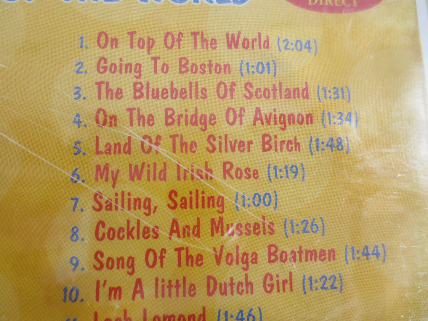 KIDS SING, SONGS of the World, Kids Cd, Lullabies Cd, Kids Compact Disc, Childrens Cd, Childrens Music, Kids Music Cd, Baby Cd, 2000 Cd
