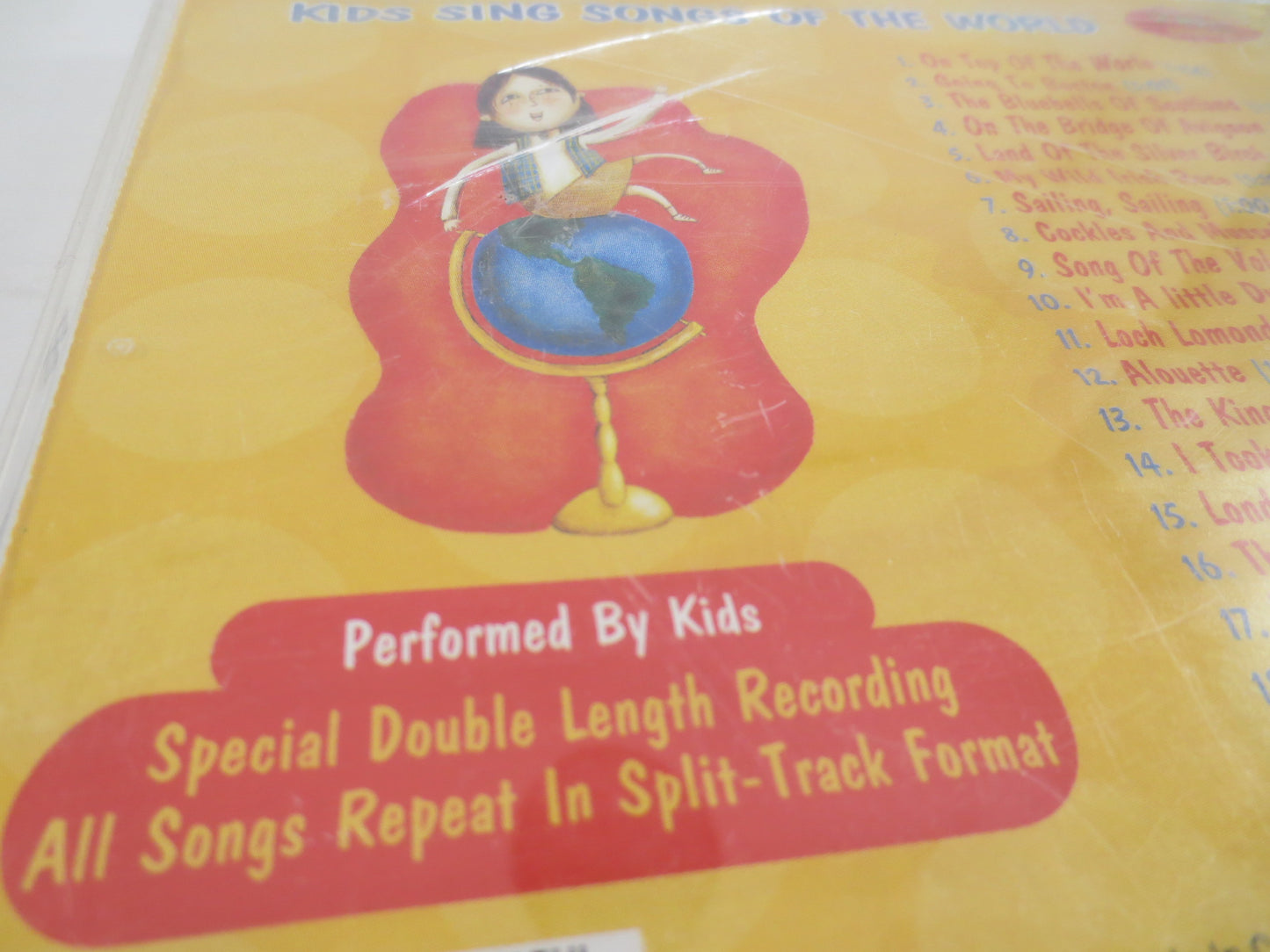 KIDS SING, SONGS of the World, Kids Cd, Lullabies Cd, Kids Compact Disc, Childrens Cd, Childrens Music, Kids Music Cd, Baby Cd, 2000 Cd