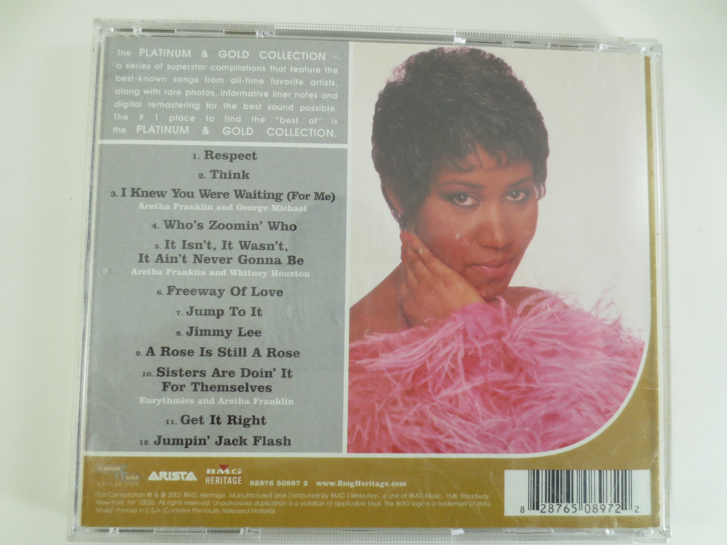 ARETHA FRANKLIN, GREATEST Hits, Aretha Franklin Cd, Soul Music Cd, Classic Soul Cd, Pop Cd, Vintage Cd's, 2003 Compact Disc