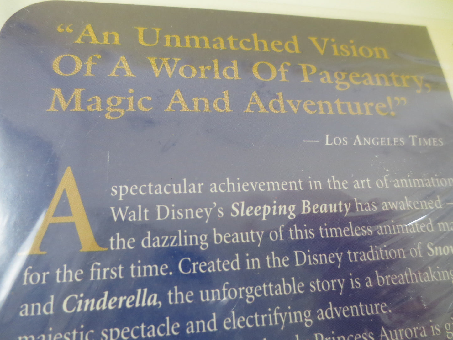 SLEEPING BEAUTY, Rare Vhs 11823, MASTERPIECE Collection, Walt Disney Vhs, Kids Vhs, Walt Disney Film, Classic Kids Vhs, Walt Disney Movie