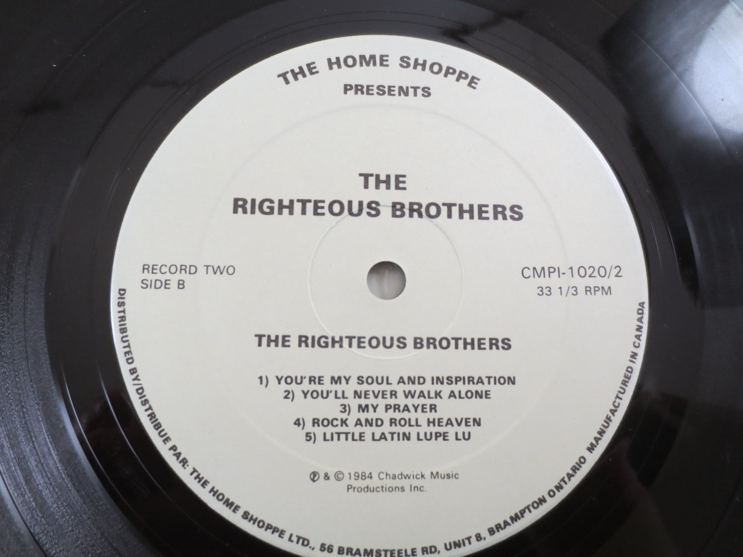 The RIGHTEOUS BROTHERS, GREATEST Hits, 2 Records, Pop Music Record, Pop Music Album, 60s Music, 60s Record, Lps, Vintage Lp, 1984 Records