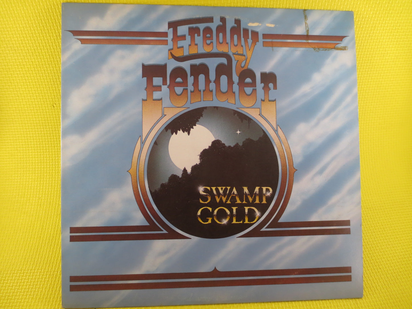 FREDDIE FENDER, Swamp GOLD, Freddie Fender Album, Freddie Fender Lp, Freddy Fender Album, Country Lp, Vinyl Lp, Vintage Records, 1978 Record