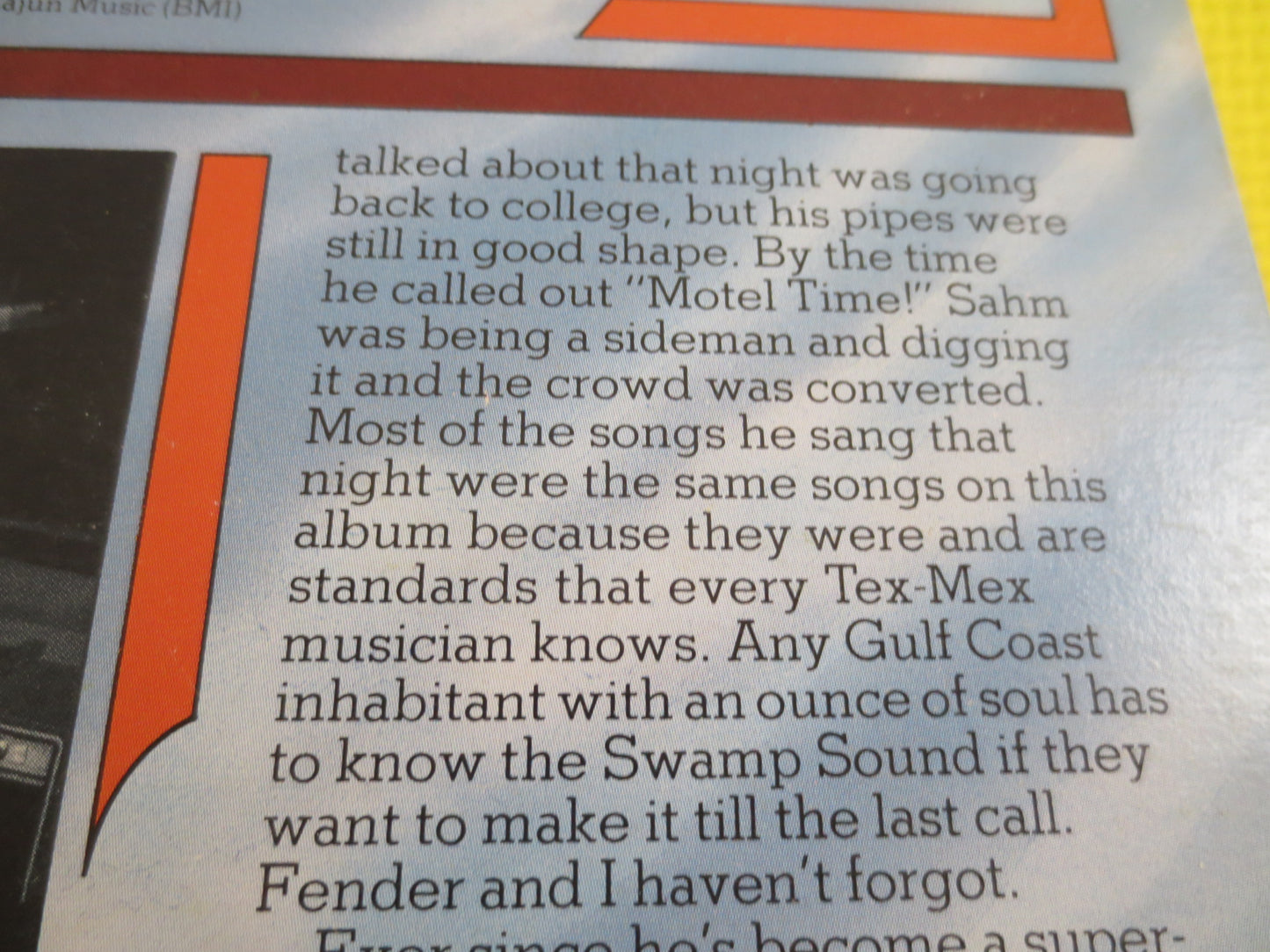 FREDDIE FENDER, Swamp GOLD, Freddie Fender Album, Freddie Fender Lp, Freddy Fender Album, Country Lp, Vinyl Lp, Vintage Records, 1978 Record