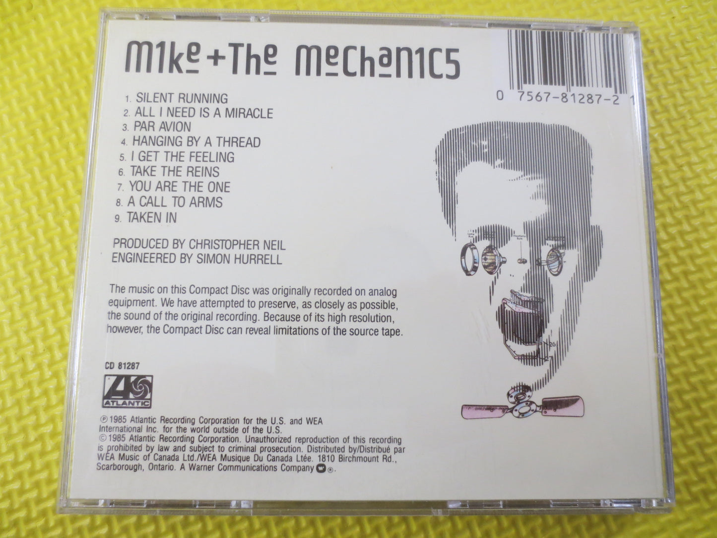 MIKE + The MECHANICS, DEBUT Record, Rock Cd, Rock Albums, Lps, Classic Rock Cd, Rock Music Cd, Doobie Brother, Vintage Cd, 1985 Compact Disc