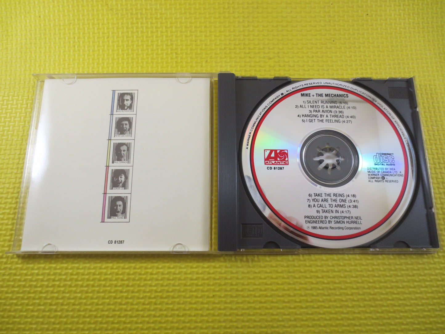 MIKE + The MECHANICS, DEBUT Record, Rock Cd, Rock Albums, Lps, Classic Rock Cd, Rock Music Cd, Doobie Brother, Vintage Cd, 1985 Compact Disc