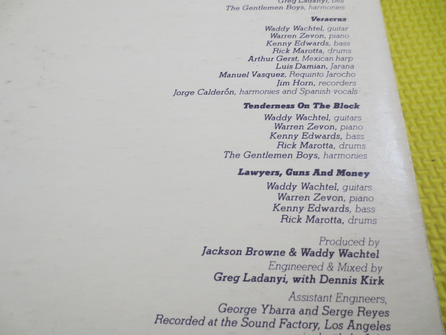 WARREN ZEVON, EXCITABLE Boy, Werewolves of London, Warren Zevon Record, Vintage Vinyl, Warren Zevon Album, Warren Zevon Lp, Lp, 1978 Records