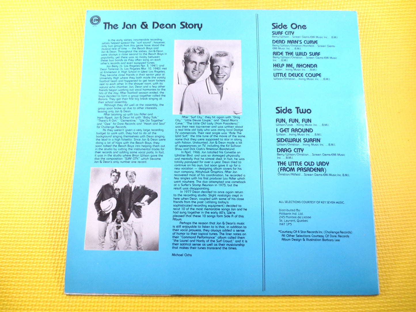 JAN and DEAN Record, SURF Record, Jan and Dean Album, Jan and Dean Vinyl, Jan and Dean Lp, Vintage Vinyl, Lps, Vintage Records, 1977 Records