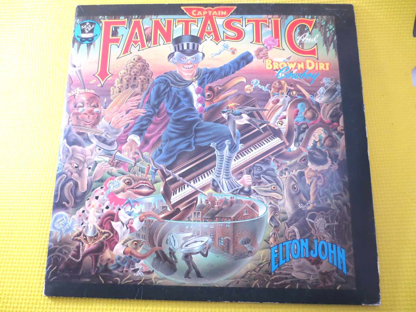 ELTON JOHN, Captain FANTASTIC, Elton John Record, Elton John Album, Elton John Lp, Vinyl Records, Vinyl, lps, Vintage Records, 1975 Records