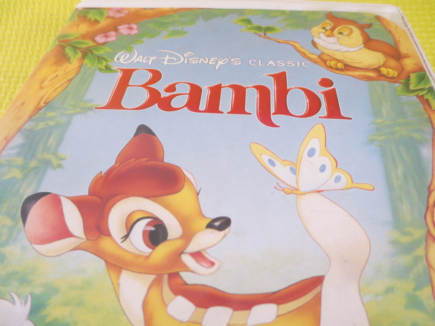 BAMBI, Rare Vhs 942, Black DIAMOND Label, Walt Disney Vhs, Kids Vhs, Walt Disney Film, Classic Kids Vhs, Walt Disney Movie, Disneyland Movie