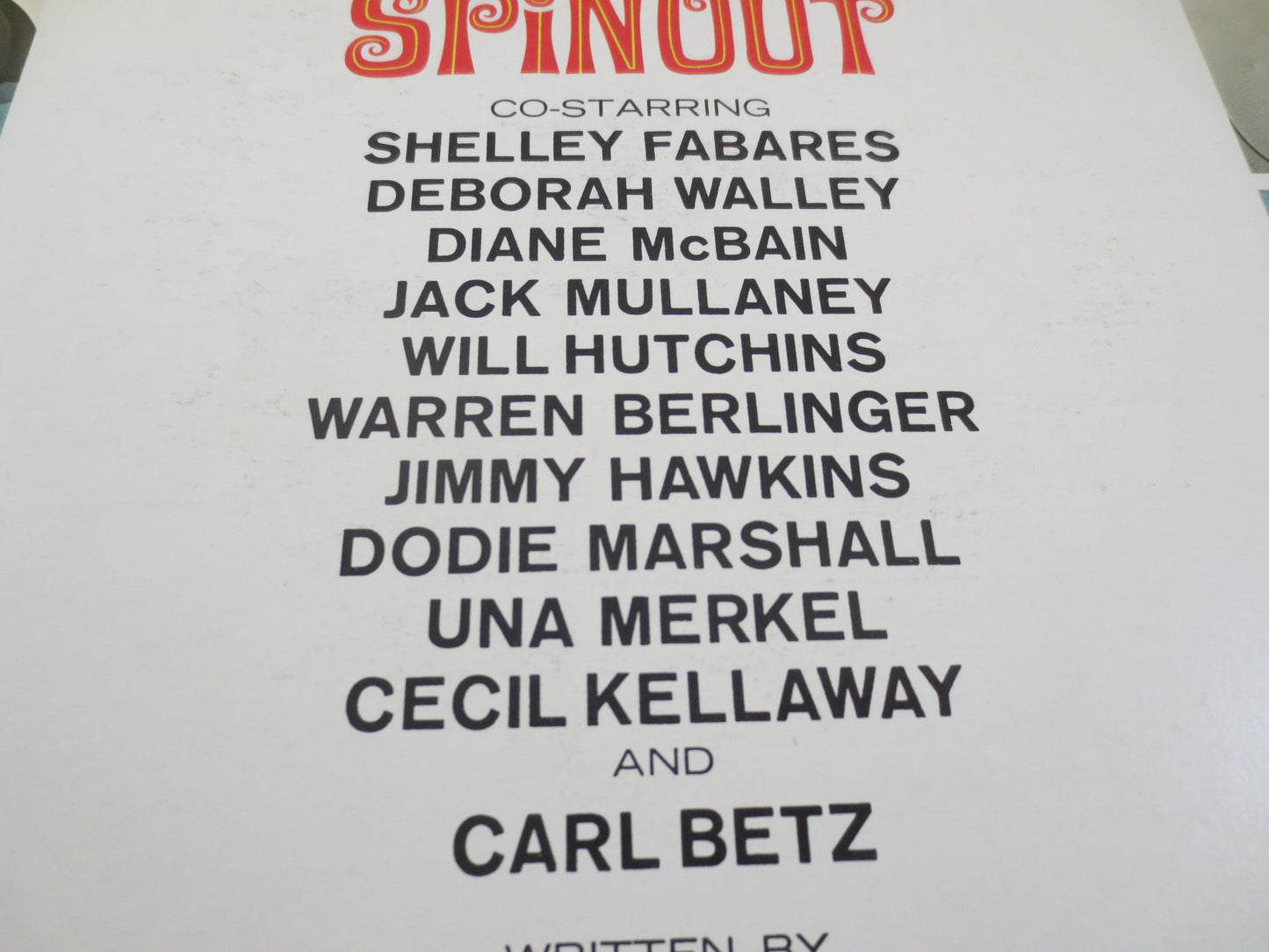ELVIS PRESLEY, SPINOUT, Elvis Record, Elvis Vinyl, Elvis Lp, Elvis Album, Elvis Soundtrack, Movie Soundtrack, Vintage Records, 1966 Records