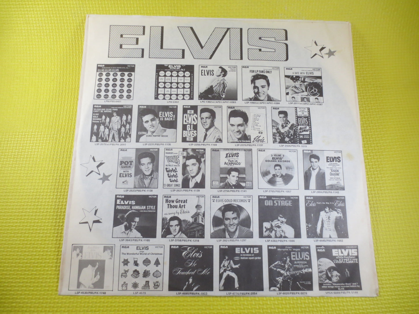 ELVIS PRESLEY, SPINOUT, Elvis Record, Elvis Vinyl, Elvis Lp, Elvis Album, Elvis Soundtrack, Movie Soundtrack, Vintage Records, 1966 Records