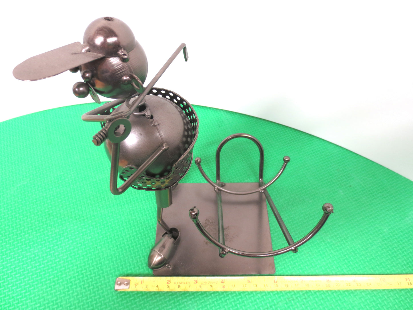 Wizard of Oz, TIC TOC the GOLFER, Silver Pewter Art, Silver Art, Vintage Art, Vintage Sculpture, Silver Sculpture, Return to Oz