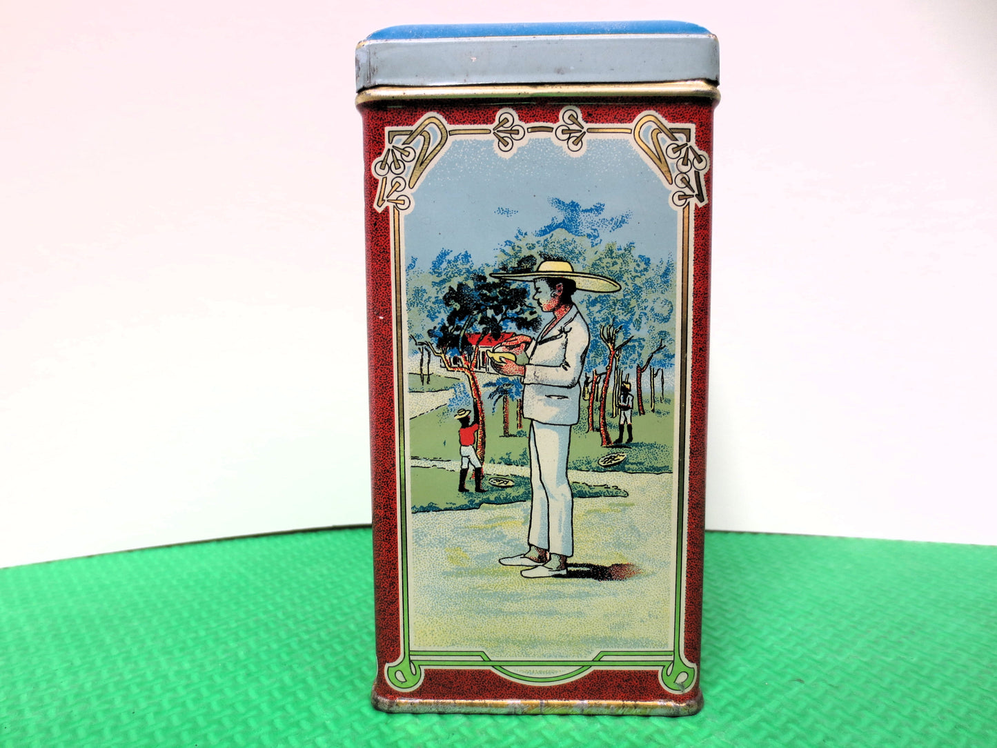 Vintage Tin Can, BLOOKERS COCOA Tin, Tin ADVERTISING, Vintage Tin Box, Vintage Box, Vintage Can, Blookers Cocoa Can, Tin Art, Tin Can, Cans