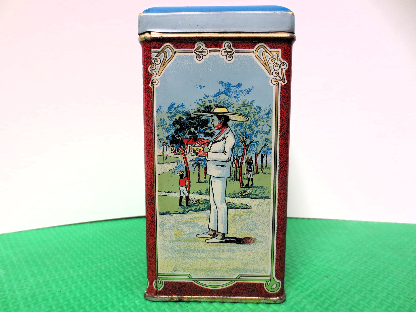 Vintage Tin Can, BLOOKERS COCOA Tin, Tin ADVERTISING, Vintage Tin Box, Vintage Box, Vintage Can, Blookers Cocoa Can, Tin Art, Tin Can, Cans