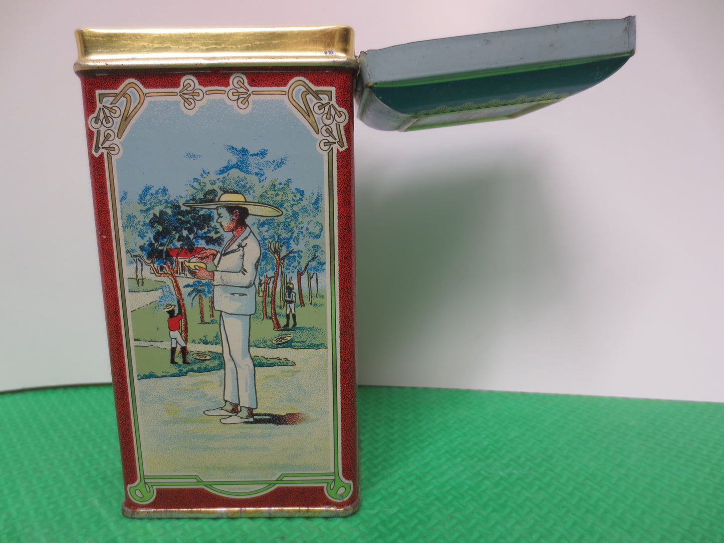 Vintage Tin Can, BLOOKERS COCOA Tin, Tin ADVERTISING, Vintage Tin Box, Vintage Box, Vintage Can, Blookers Cocoa Can, Tin Art, Tin Can, Cans