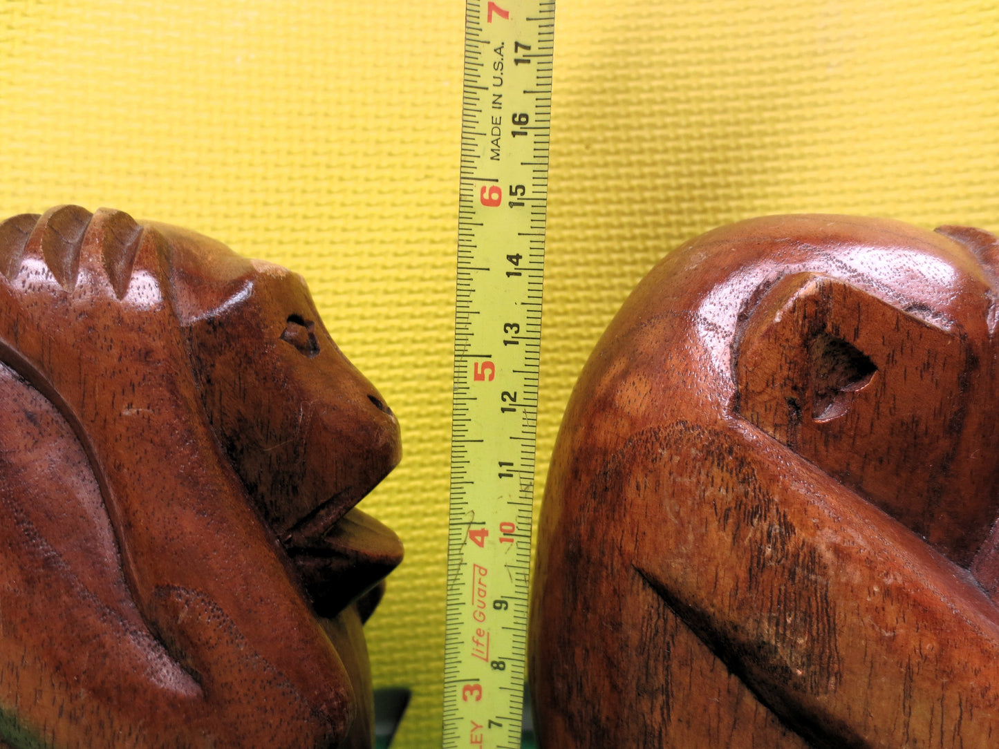 HEAR No Evil, SEE No Evil, SPEAK No Evil, Wood Carving, 3 Monkeys, Vintage Sculpture, Monkey Carving, Monkey Art, Monkey Figurines, Wood Art