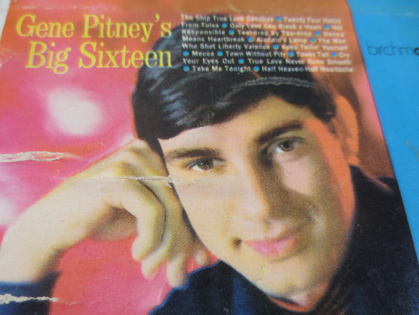 GENE PITNEY, BIG Sixteen, 8-Track Tape, Greatest Hits, Tapes, Gene Pitney Tape, Tape, 8 Track Cassette, Gene Pitney Hits, 1972 8-Track
