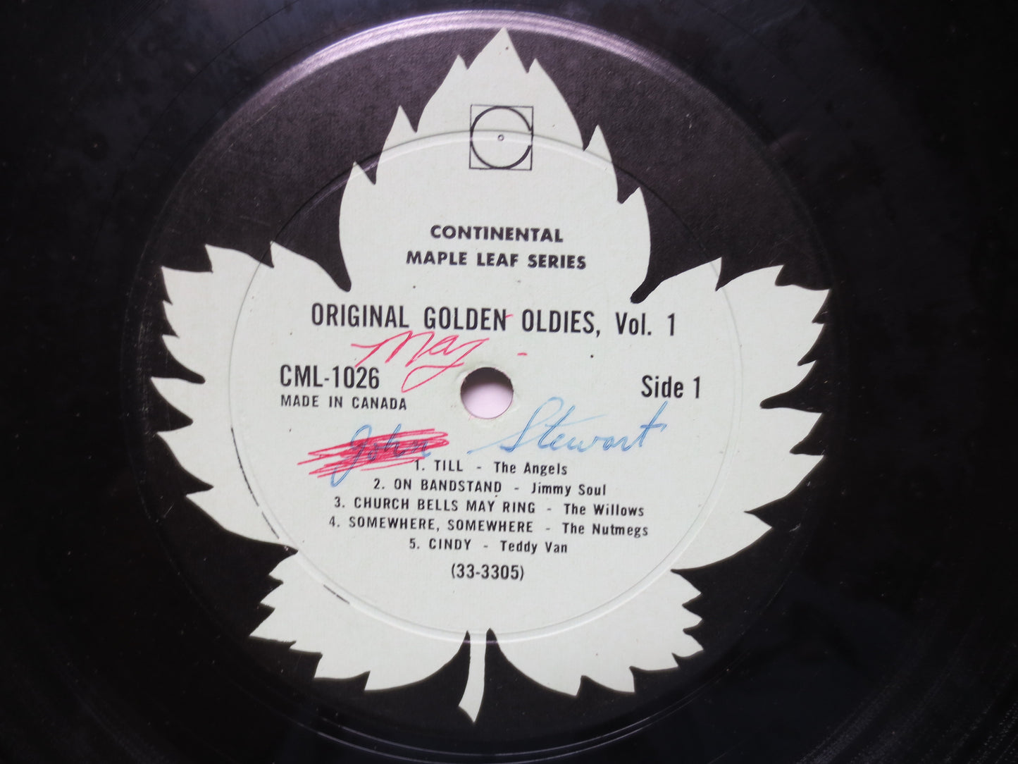 ORIGINAL, GOLDEN OLDIES, Maple-Leaf Records, Jimmy Soul Record, Teddy Van Record, Penguins Record, 60s Record, 1963 Records