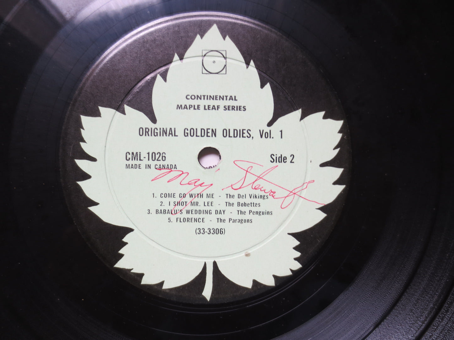 ORIGINAL, GOLDEN OLDIES, Maple-Leaf Records, Jimmy Soul Record, Teddy Van Record, Penguins Record, 60s Record, 1963 Records