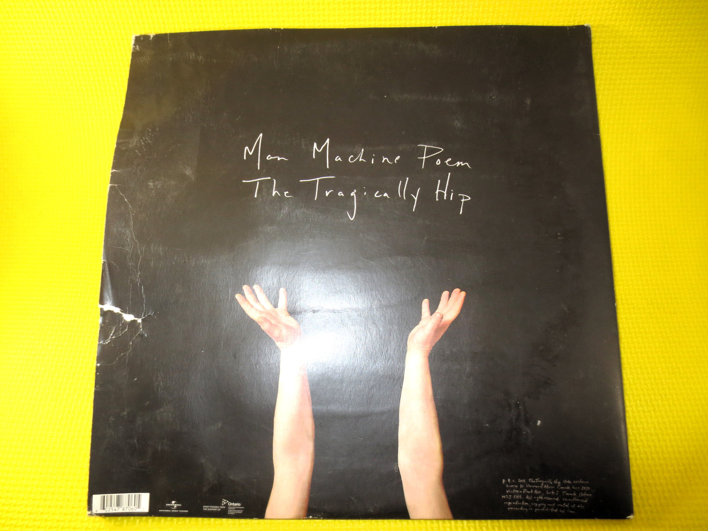 The TRAGICALLY Hip, Man MACHINE Poem, TRAGICALLY Hip Album, Tragically Hip Vinyl, Tragically Hip Songs, Tragically Hip Lp, Rock Record, Lps