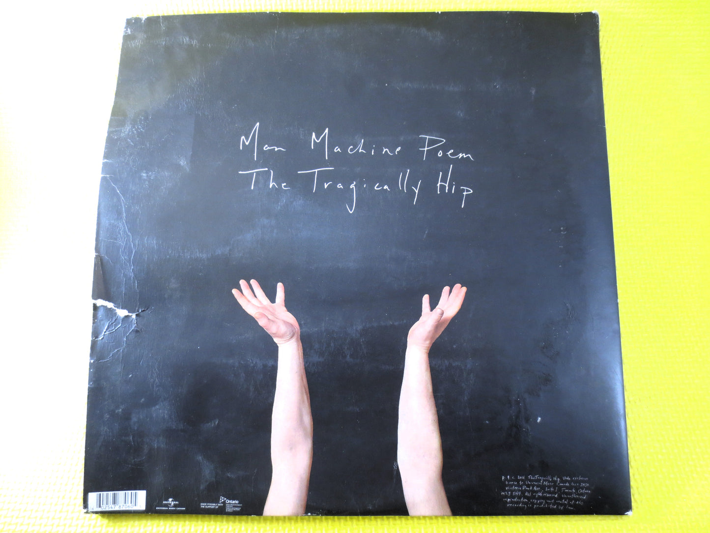 The TRAGICALLY Hip, Man MACHINE Poem, TRAGICALLY Hip Album, Tragically Hip Vinyl, Tragically Hip Songs, Tragically Hip Lp, Rock Record, Lps