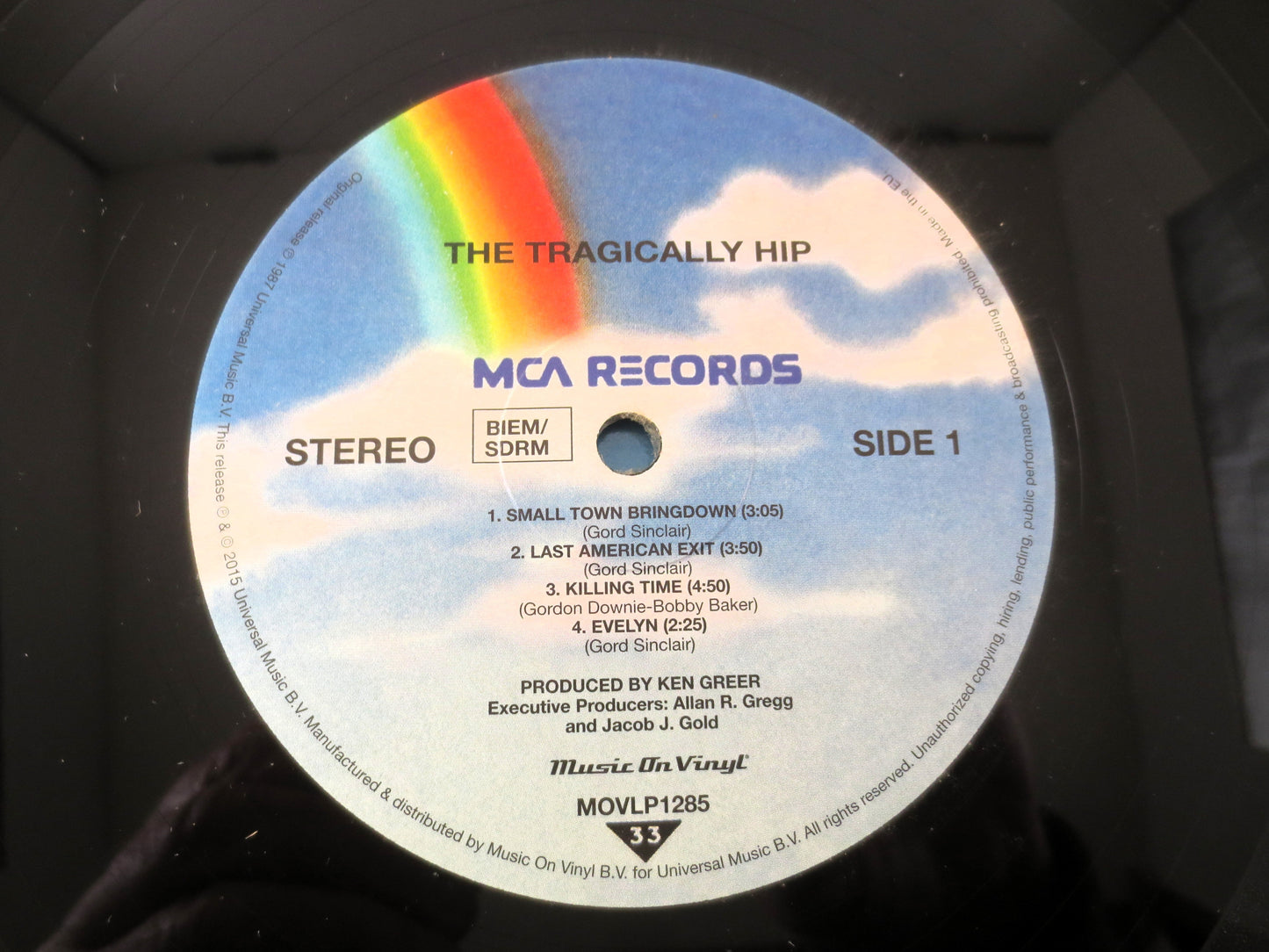 The TRAGICALLY Hip, DEBUT Record, TRAGICALLY Hip Album, Tragically Hip Vinyl, Tragically Hip Songs, Tragically Hip Lp, Rock Record, 2016 Records