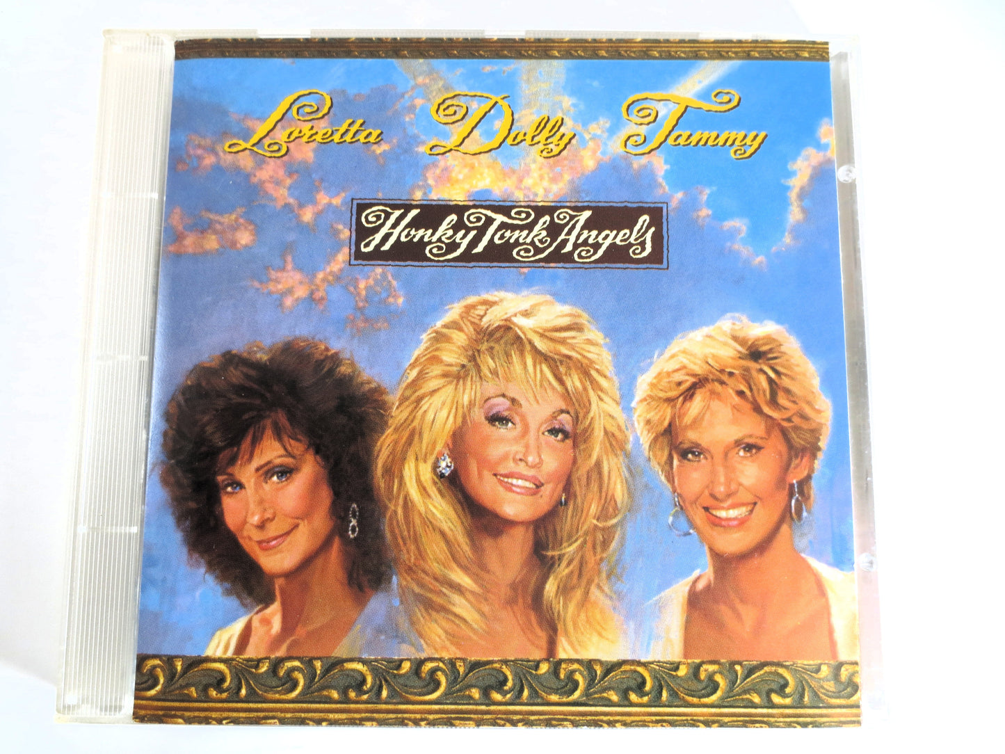 HONKY TONK ANGELS, Dolly Parton, Tammy Wynette, Loretta Lynn, Dolly Parton Cd, Dolly Parton Album, Music Cds, Vintage Cds, 1993 Compact Disc