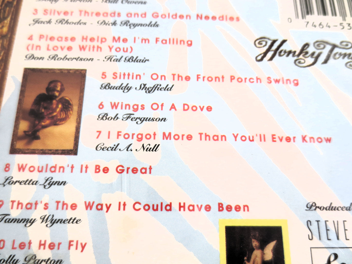 HONKY TONK ANGELS, Dolly Parton, Tammy Wynette, Loretta Lynn, Dolly Parton Cd, Dolly Parton Album, Music Cds, Vintage Cds, 1993 Compact Disc
