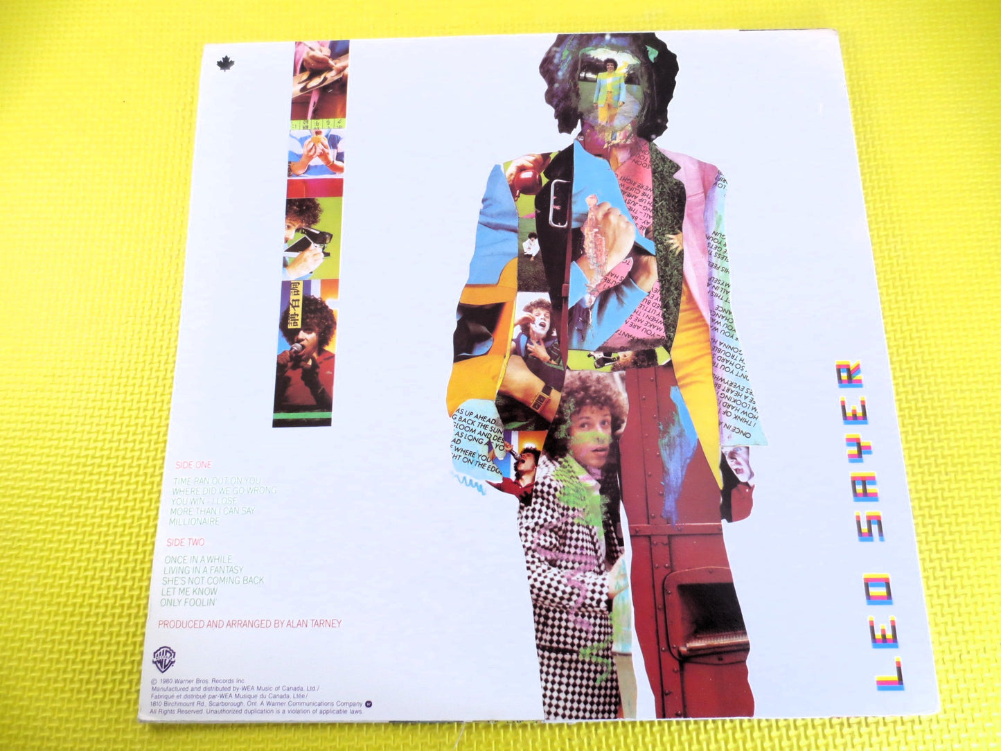 LEO SAYER, Living In A FANTASY, Leo Sayer Record, Leo Sayer Album, Leo Sayer Lp, Pop Record, Vinyl Lp, Lps, 1980 Records