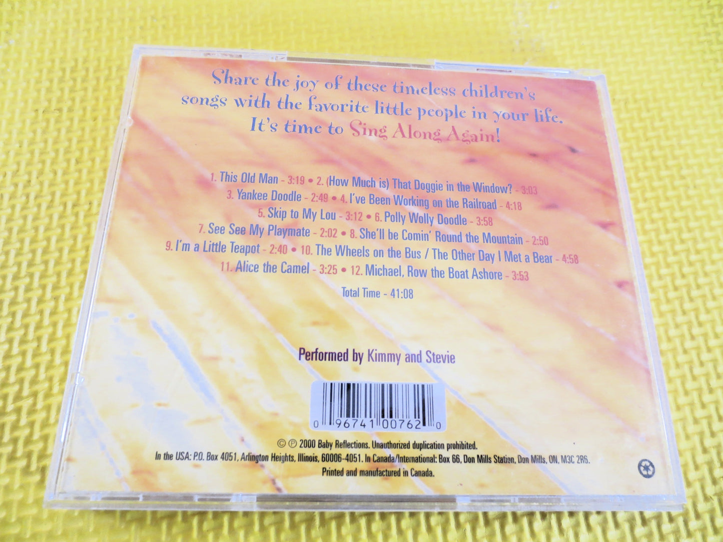 SING ALONG Again, KIDS Cd, Toddler Cd, Kids Compact Disc, Childrens Cd, Childrens Music, Kids Music Cd, Baby Cd, Kids Music Cd, Cds, 2000 Cd