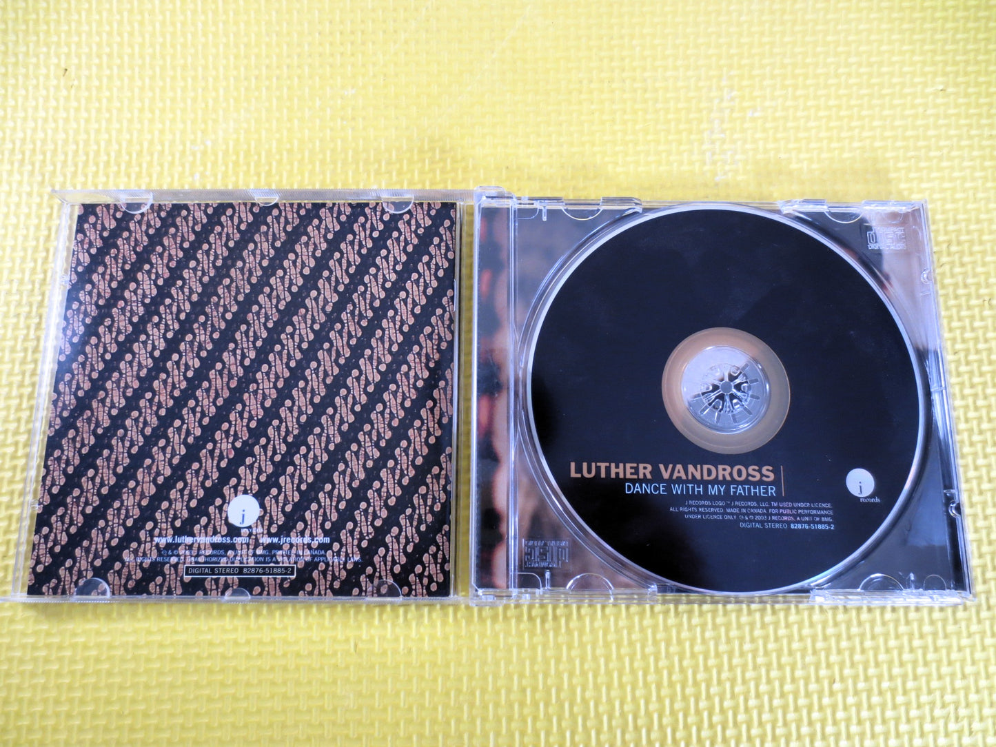 LUTHER VANDROSS, DANCE With My Father, Luther Vandross Cd, Luther Vandross Hits, Luther Vandross Song, Cds, Vintage Cd, 2003 Compact Disc