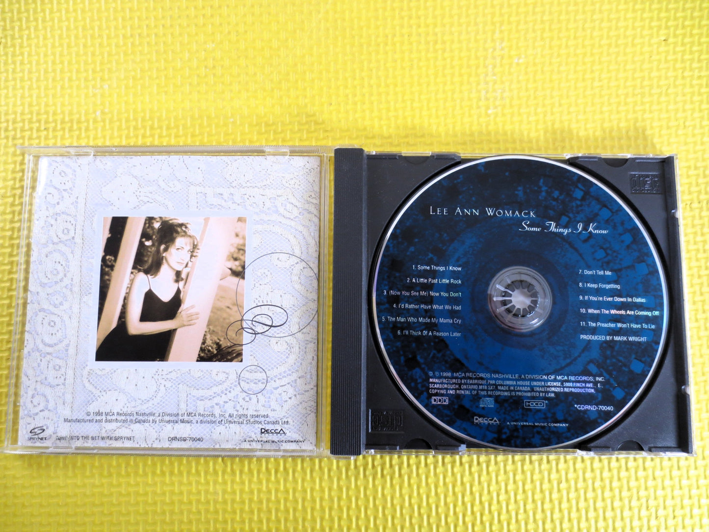 LEE ANN WOMACK, Some Things I Know, Lee Ann Womack Cd, Lee Ann Womack Album, Lee Ann Womack Hits, Country Cd, Vintage Cd, 1998 Compact Disc