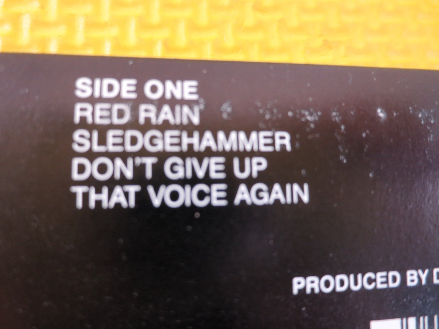 PETER GABRIEL, So, PETER Gabriel Tape, Peter Gabriel Album, Peter Gabriel Hits, Peter Gabriel Song, Rock Album, Cassette Tape, 1986 Cassette