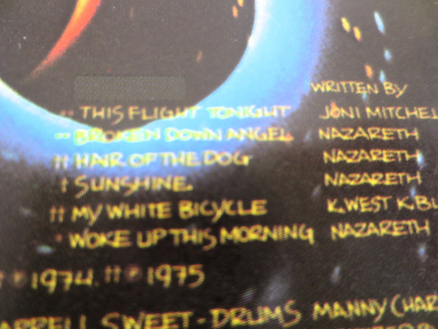 NAZARETH, GREATEST Hits, NAZARETH Cd, Nazareth Album, Nazareth Songs, Nazareth Music, Nazareth Lp, Rock Cd, Vintage Cd, 1985 Compact Disc