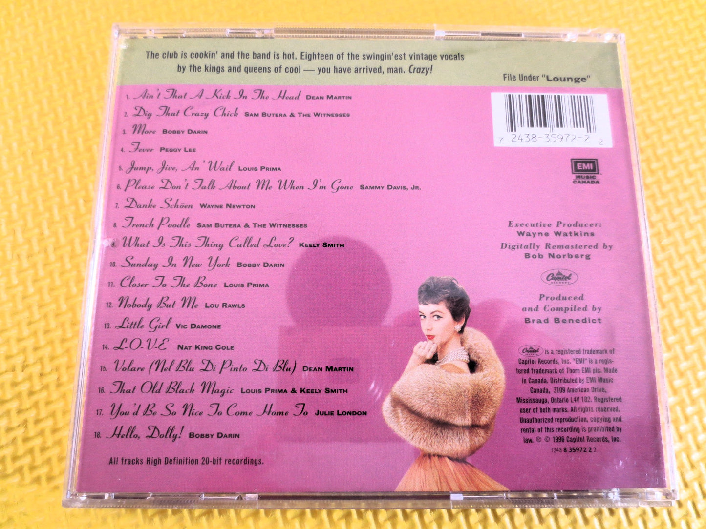 ULTRA LOUNGE, WILD and Swingin', Lounge Music Cd, Swing Music Cds, Swing Cd, Swing Music Albums, Big Band Cd, Vintage Cd, 1996 Compact Disc