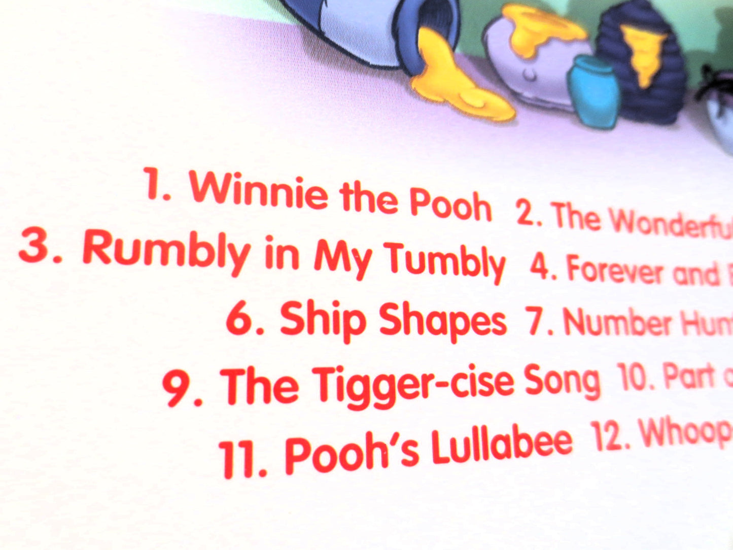 WALT DISNEY, WINNIE the Pooh, Disney Songs, Kids Cd, Toddler Cd, Kids Compact Disc, Childrens Cd, Childrens Music, Kids Music Cd, Kids Music