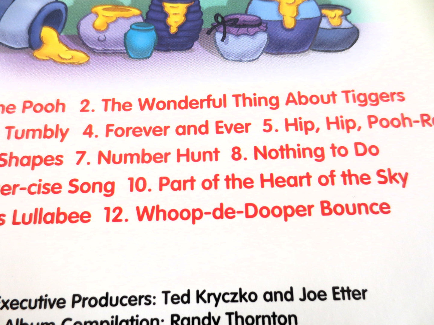 WALT DISNEY, WINNIE the Pooh, Disney Songs, Kids Cd, Toddler Cd, Kids Compact Disc, Childrens Cd, Childrens Music, Kids Music Cd, Kids Music