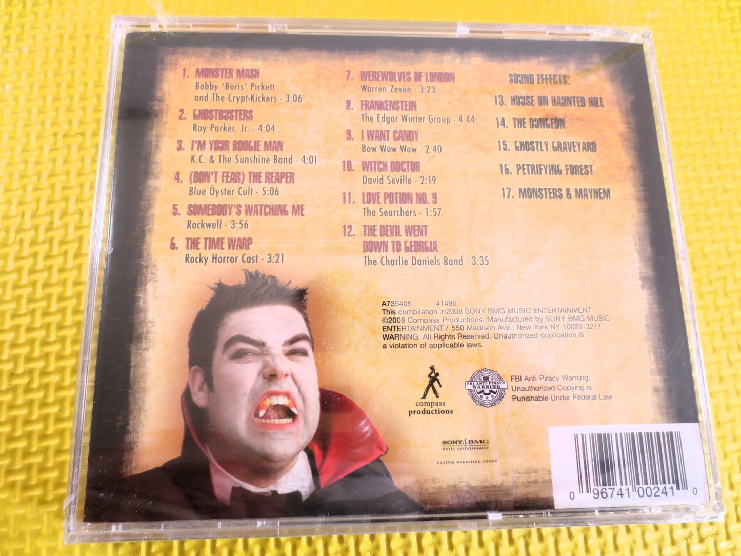 HALLOWEEN PARTY, MONSTER Mix, Horror Songs, Halloween Cd, Halloween Music, Halloween Song, Halloween Compact Disc, Halloween Cd